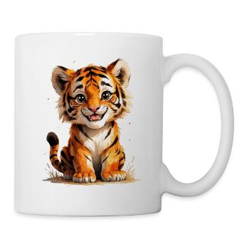 Watercolor Tigerkub Joy - Mug - white - Right