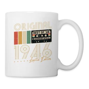 Original 1946 Vintage Birthday Retro - Mug - white - Right