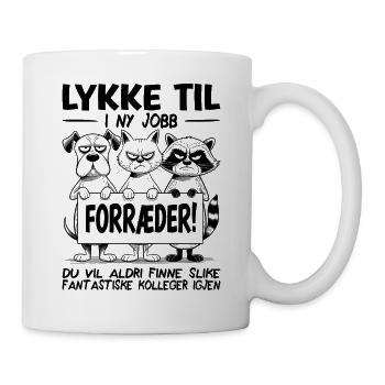 Job Change Good Luck in New Job Farewell Gift - Mug - white - Right