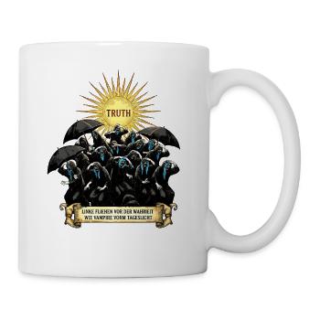 Vampires Avoid the Light Satire - Mug - white - Right