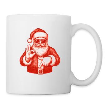 Santa Claus Six Seven Meme Humor - Mug - white - Right