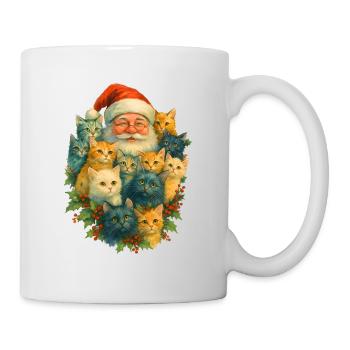 Santa Katzenvielfalt - Tasse - Weiß - Rechts