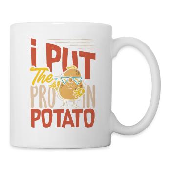 Taters Over Haters Kartoffel - Tasse - Weiß - Rechts