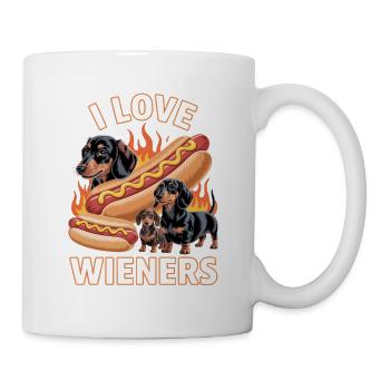 I Love Wieners Unwearable Bootleg - Mug blanc - blanc - Droite