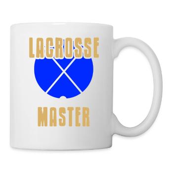 Lacrosse Master Crossed Sticks Pro Level Pride - Tasse - Weiß - Rechts