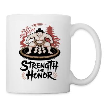 Gardien de l’anneau de sumo - Mug blanc - blanc - Droite