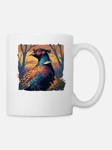 Fasane Fasan - Tasse - Weiß