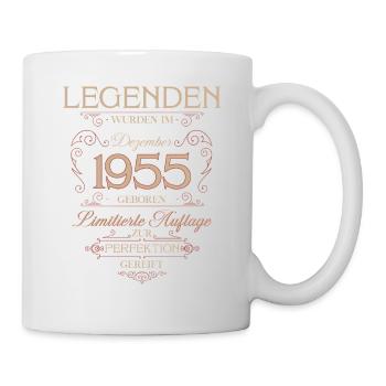 70th Birthday Legend December Vintage 1955 - Mug - white - Right