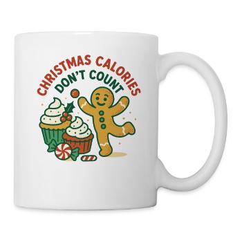 Christmas Calories Don't Count Holiday Fun - Mug - white - Right