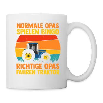 Farmer Farm Farmer Farmer Grandpa Grandpa Trak - Mug - white - Right