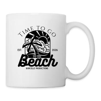 TIME GO IN THE BEACH - Mug - white - Right