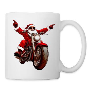 Christmas Motorcyclists - Mug - white - Right