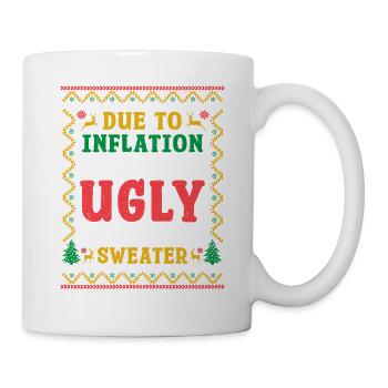 This is my Ugly Christmas Sweater Funny Xmas X-mas - Mug blanc - blanc - Droite