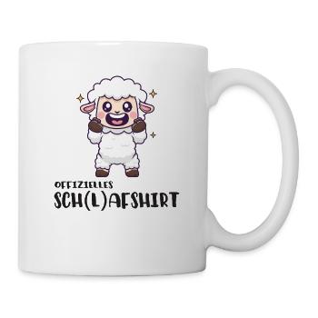 Offizielles Schlafshirt Schaf - Tasse - Weiß - Rechts