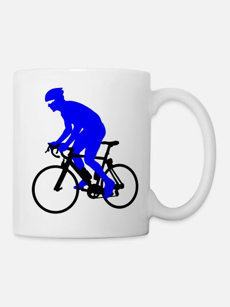 Rennrad - Tasse - Weiß