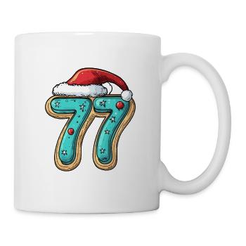77 Number Cookie Christmas - Mug - white - Right