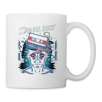 Signal Lost Kassette Geist - Tasse - Weiß - Rechts