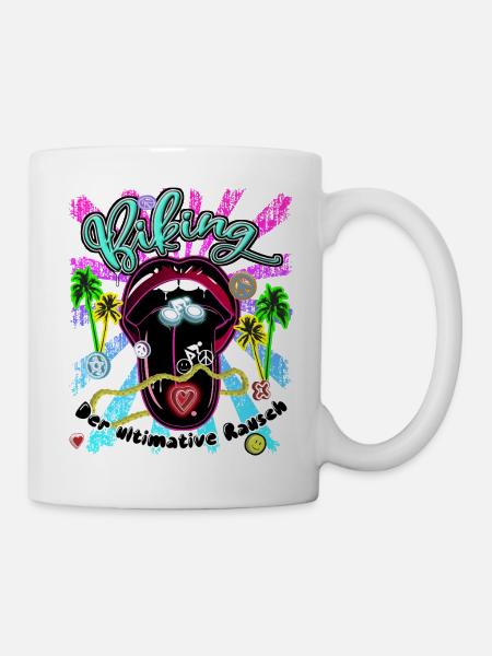 Biking - Tasse - Weiß