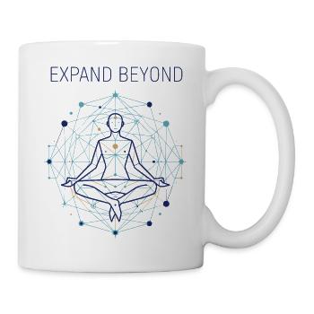 Lotus-Meditation - Tasse - Weiß - Rechts