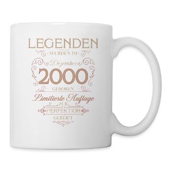 25ème Anniversaire Légende Décembre Année 2000 - Mug blanc - blanc - Droite