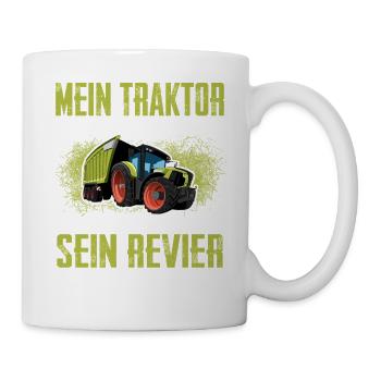 Landwirt - Tasse - Weiß - Rechts