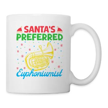 Euphonium Santa ́s Fanfare baryton préférée - Mug blanc - blanc - Droite