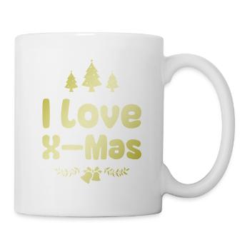 Ich Liebe Xmas Weihnachten - Tasse - Weiß - Rechts