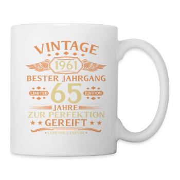 65th Birthday Living Legend since 1961 - Mug - white - Right