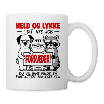 Changement d’emploi Au revoir Collègues Cadeau d’adieu pour un collègue - Mug blanc - blanc - Droite