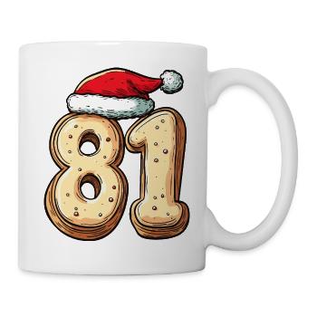 81 Number Cookie Christmas - Mug - white - Right