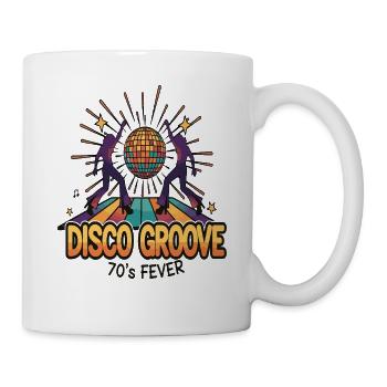 Disco Groove 70s Fever - Mug - white - Right