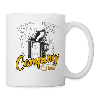 Camping - Mug blanc - blanc - Droite