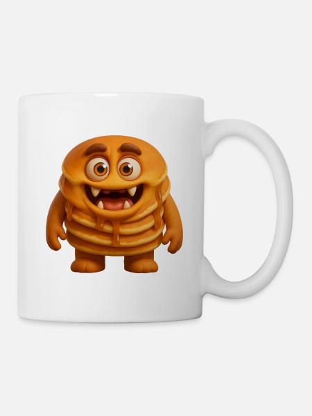 Pfannkuchen Eierkuchen - Tasse - Weiß