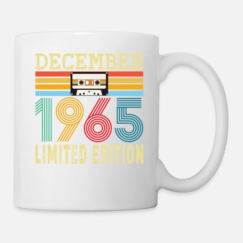 Né en Décembre 1965 60 Ans 60e Anniversaire Cadeau - Mug blanc - blanc