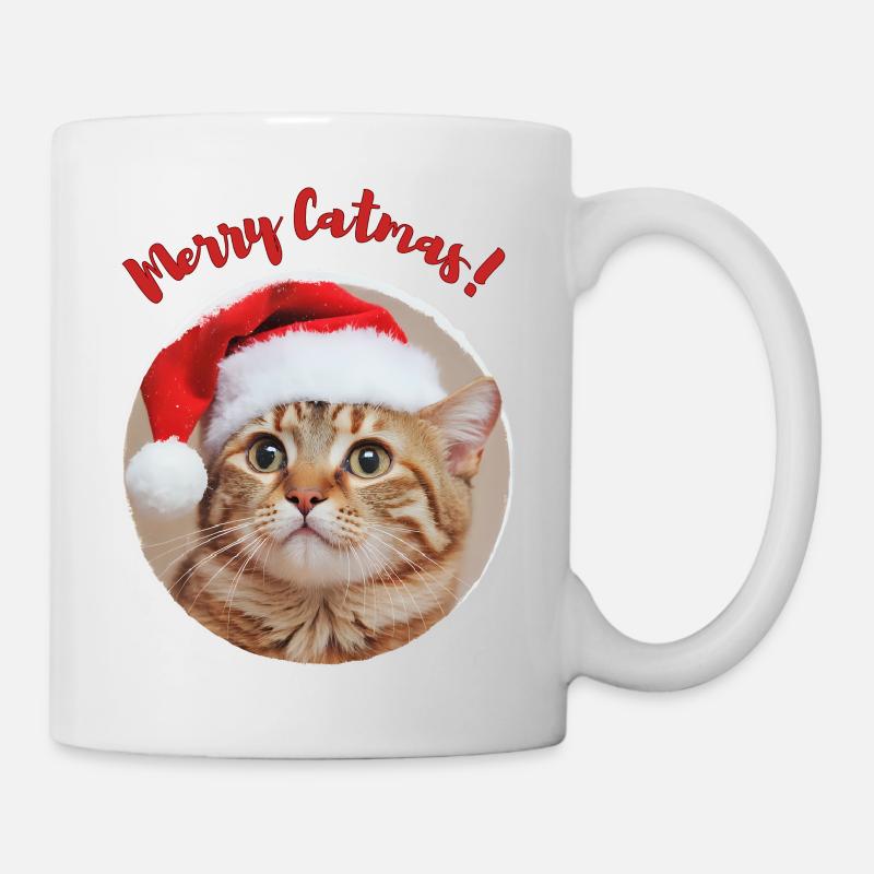 Joyeux Catmas ! - Mug blanc - blanc