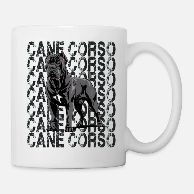 Cane Corso Liebhaber Design - Tasse - Weiß