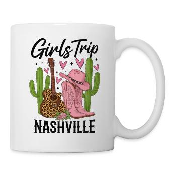 Girls Trip Nashville - Tasse - Weiß - Rechts