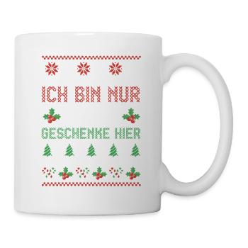 Weihnachtsmann Weihnachtszeit Lustige Weihnachts - Tasse - Weiß - Rechts