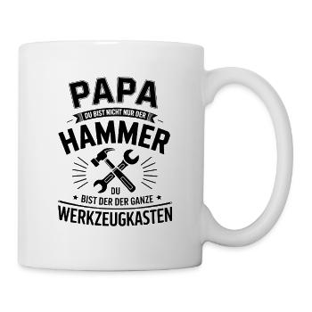 Papa Hammer – Le héros de la boîte à outils - Mug blanc - blanc - Droite
