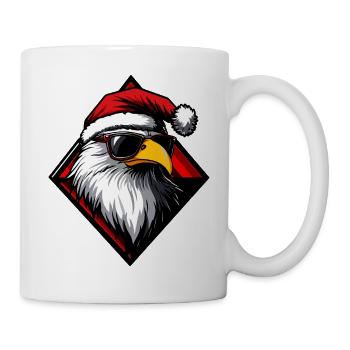 Adler Santa Comic - Tasse - Weiß - Rechts