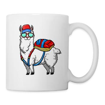 Llama Back to School Kids Klasse von 2026 Spaß - Tasse - Weiß - Rechts