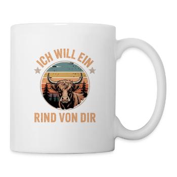 I Want A Cow From You Farmer Farmer Gift - Mug - white - Right