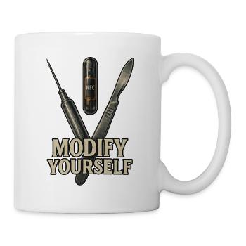 Modifiez-vous - Mug blanc - blanc - Droite
