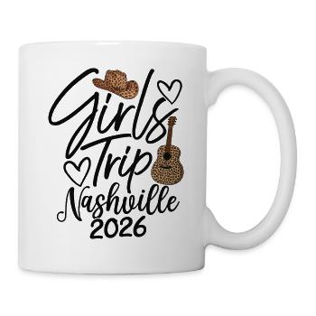 Girls Trip Nashville 2026 - Tasse - Weiß - Rechts