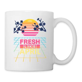FRESH LIKE APRIL Retro Spring Cherry Blossom - Mug - white - Right
