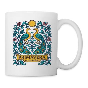 Primavera Ailes Blooms Spring Bird Ornament - Mug - white - Right