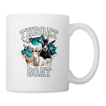 Throat Goat Meme Y2K Bootleg Unwearable - Tasse - Weiß - Rechts