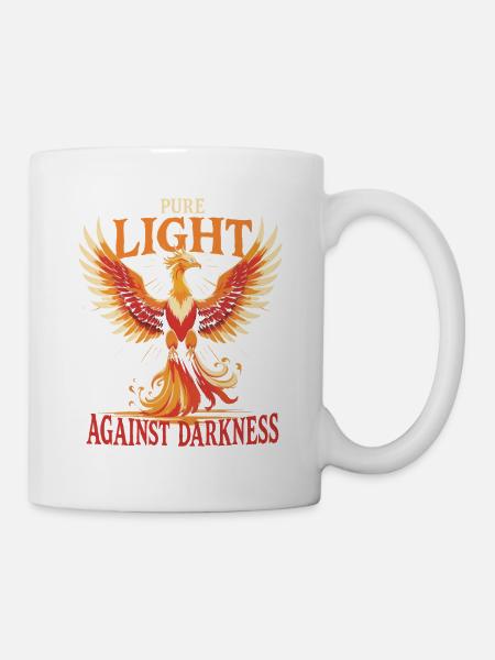Phoenix Mythologische Kreaturen - Tasse - Weiß