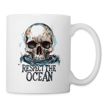 Diver Ocean Respect Dive - Tasse - Weiß - Rechts