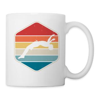 Schwimmen Wassersport Schwimmer Geschenke - Tasse - Weiß - Rechts